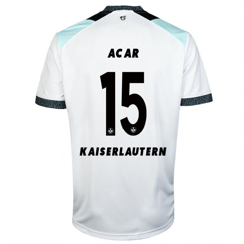Danxen Herren Samet Acar #15 Weiß Schwarz Auswärtstrikot Trikot 2025/26 T-Shirt Schweiz