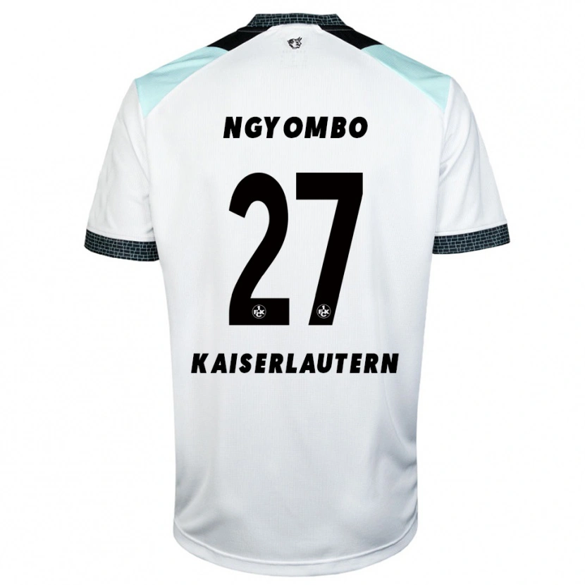 Danxen Herren Beni Ngyombo #27 Weiß Schwarz Auswärtstrikot Trikot 2025/26 T-Shirt Schweiz