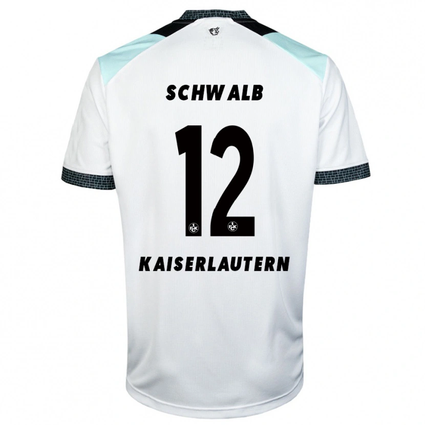 Danxen Herren Yannick Schwalb #12 Weiß Schwarz Auswärtstrikot Trikot 2025/26 T-Shirt Schweiz