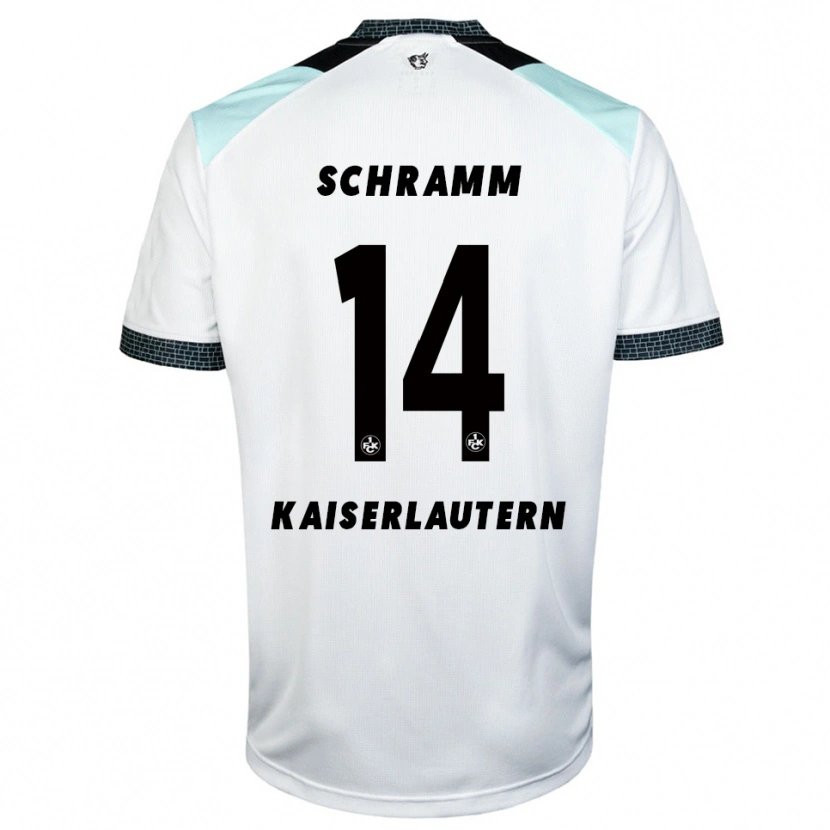 Danxen Herren David Schramm #14 Weiß Schwarz Auswärtstrikot Trikot 2025/26 T-Shirt Schweiz