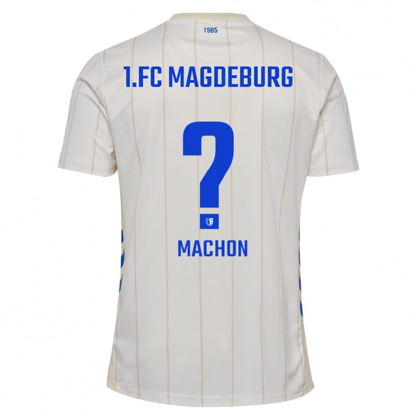 Danxen Herren Max Machon #0 Weiß Blau Auswärtstrikot Trikot 2025/26 T-Shirt Schweiz