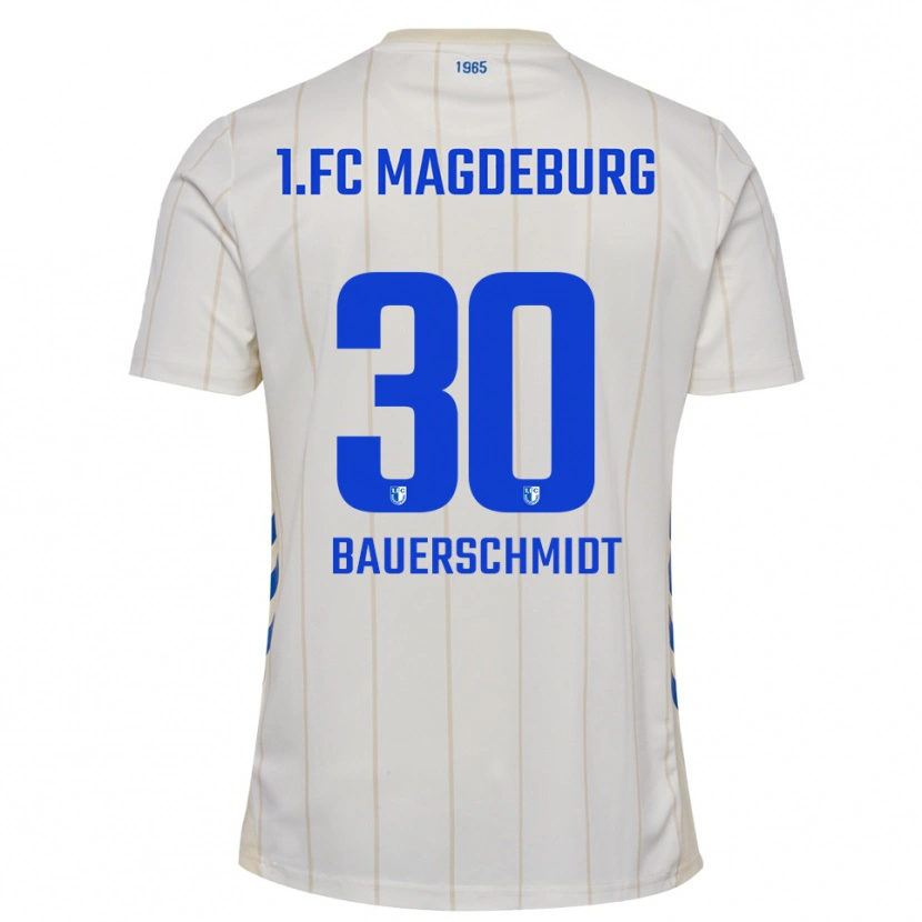 Danxen Herren Maja Bauerschmidt #30 Weiß Blau Auswärtstrikot Trikot 2025/26 T-Shirt Schweiz