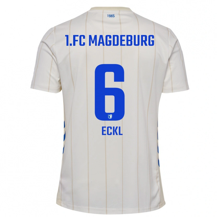 Danxen Herren Hanna Eckl #6 Weiß Blau Auswärtstrikot Trikot 2025/26 T-Shirt Schweiz