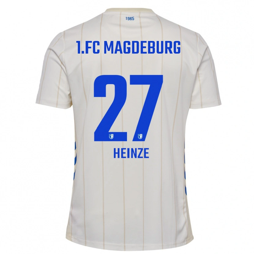 Danxen Herren Vanessa Heinze #27 Weiß Blau Auswärtstrikot Trikot 2025/26 T-Shirt Schweiz