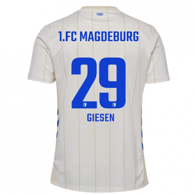 Danxen Herren Tim Giesen #29 Weiß Blau Auswärtstrikot Trikot 2025/26 T-Shirt Schweiz