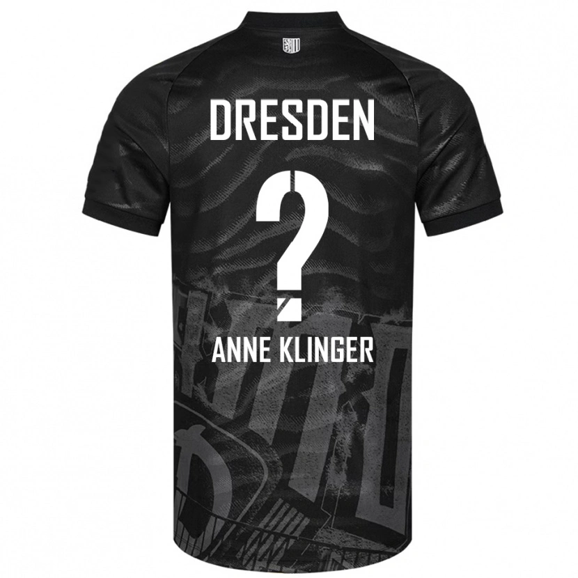 Danxen Herren Jo Anne Klinger #0 Schwarz Grau Auswärtstrikot Trikot 2025/26 T-Shirt Schweiz