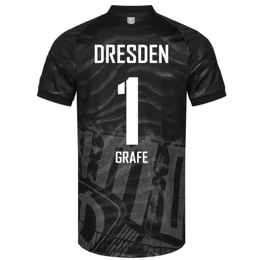 Danxen Herren Marlon Grafe #1 Schwarz Grau Auswärtstrikot Trikot 2025/26 T-Shirt Schweiz