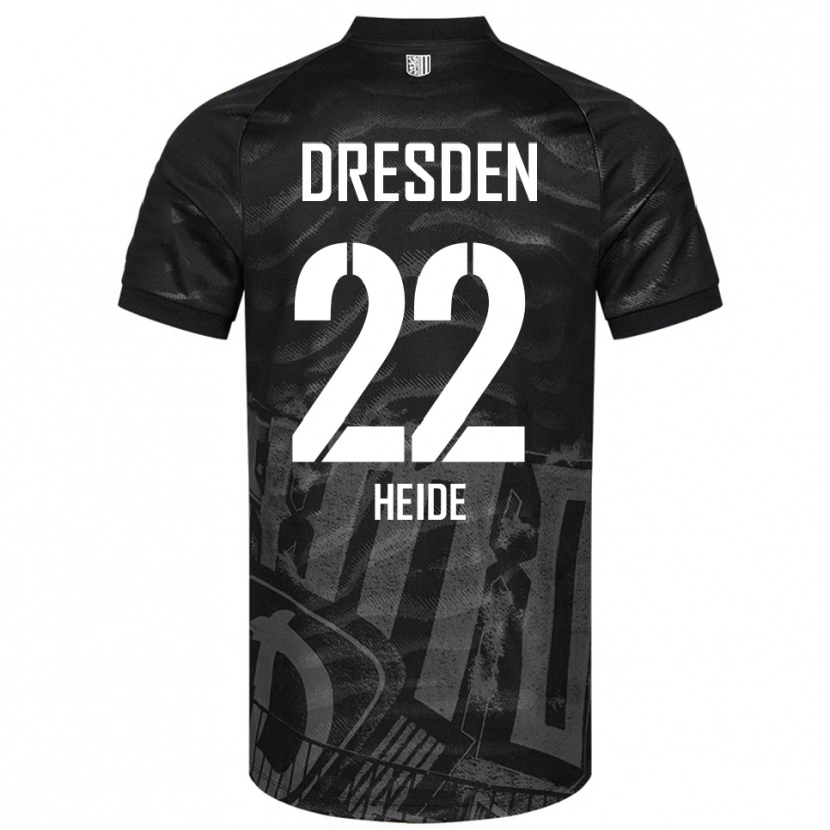 Danxen Herren Pepe Heide #22 Schwarz Grau Auswärtstrikot Trikot 2025/26 T-Shirt Schweiz