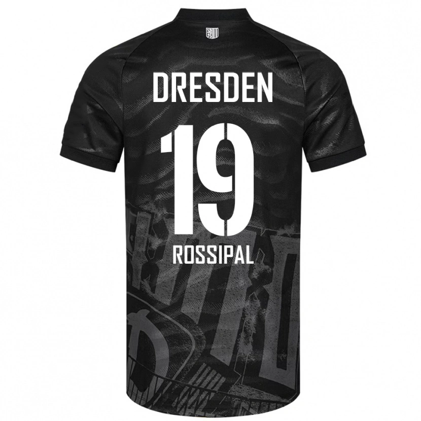Danxen Herren Alexander Rossipal #19 Schwarz Grau Auswärtstrikot Trikot 2025/26 T-Shirt Schweiz