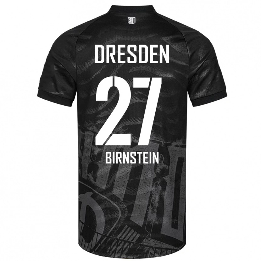 Danxen Herren Nick Birnstein #27 Schwarz Grau Auswärtstrikot Trikot 2025/26 T-Shirt Schweiz