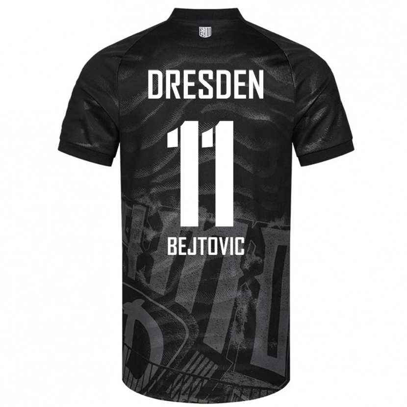 Danxen Herren Alen Bejtovic #11 Schwarz Grau Auswärtstrikot Trikot 2025/26 T-Shirt Schweiz