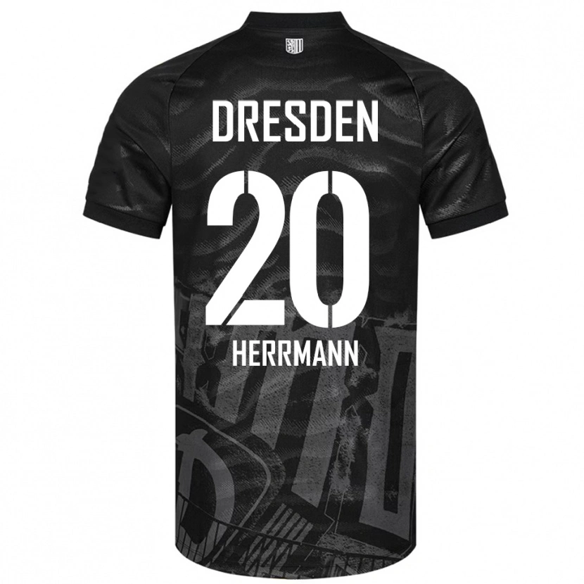 Danxen Herren Artur Herrmann #20 Schwarz Grau Auswärtstrikot Trikot 2025/26 T-Shirt Schweiz