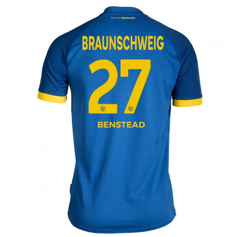 Danxen Herren Jakob Benstead #27 Königsblau Gelb Auswärtstrikot Trikot 2025/26 T-Shirt Schweiz