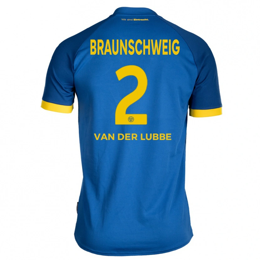Danxen Herren Enrique Van Der Lubbe #2 Königsblau Gelb Auswärtstrikot Trikot 2025/26 T-Shirt Schweiz