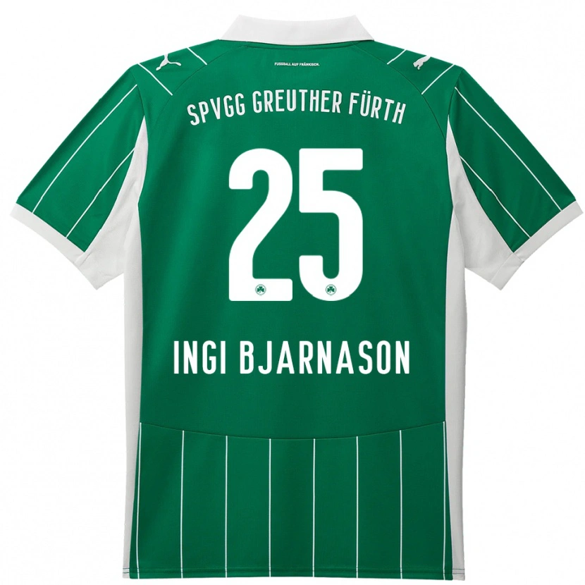 Danxen Herren Brynjar Ingi Bjarnason #25 Grün Weiß Auswärtstrikot Trikot 2025/26 T-Shirt Schweiz