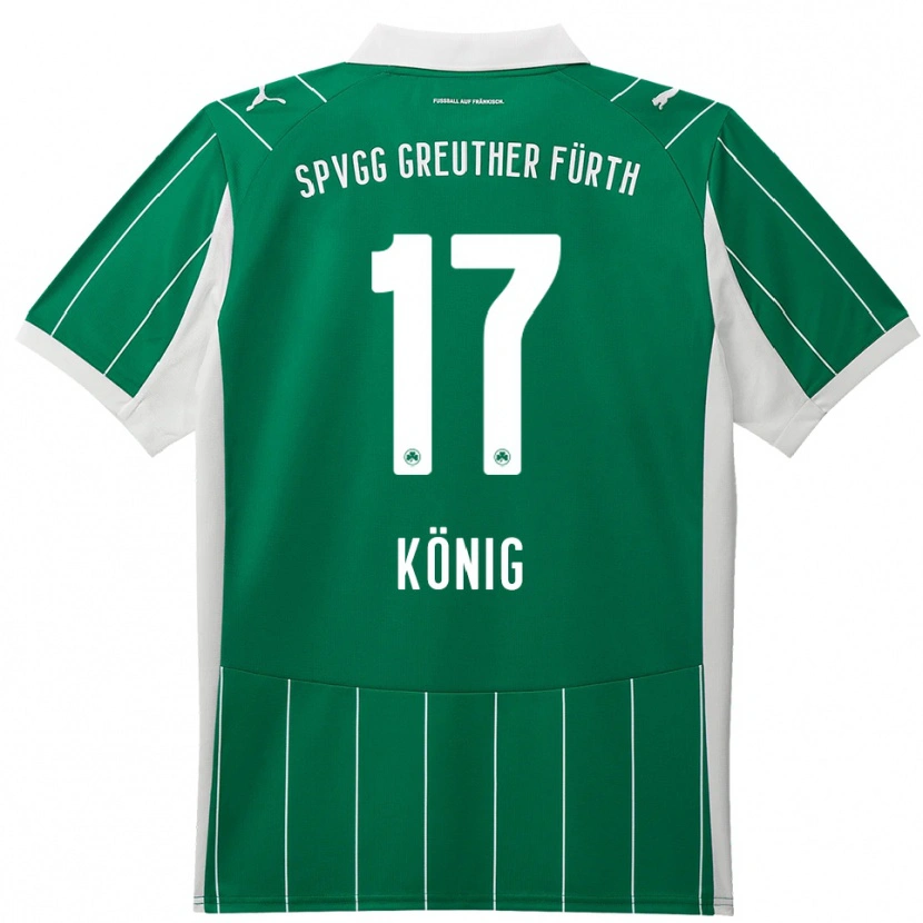 Danxen Herren Noah König #17 Grün Weiß Auswärtstrikot Trikot 2025/26 T-Shirt Schweiz