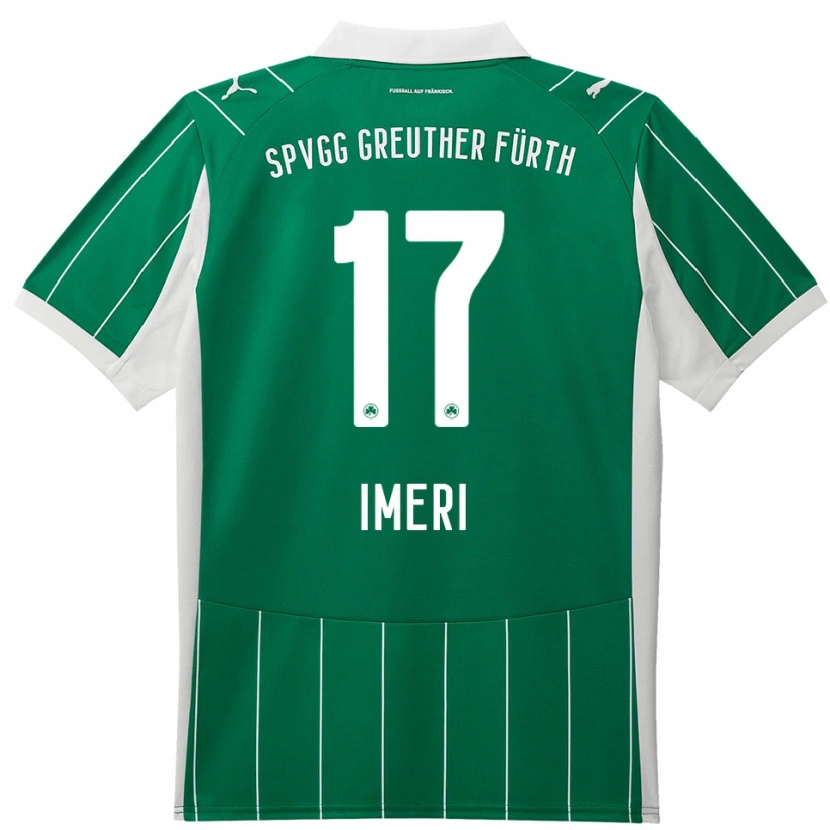 Danxen Herren Adem Imeri #17 Grün Weiß Auswärtstrikot Trikot 2025/26 T-Shirt Schweiz