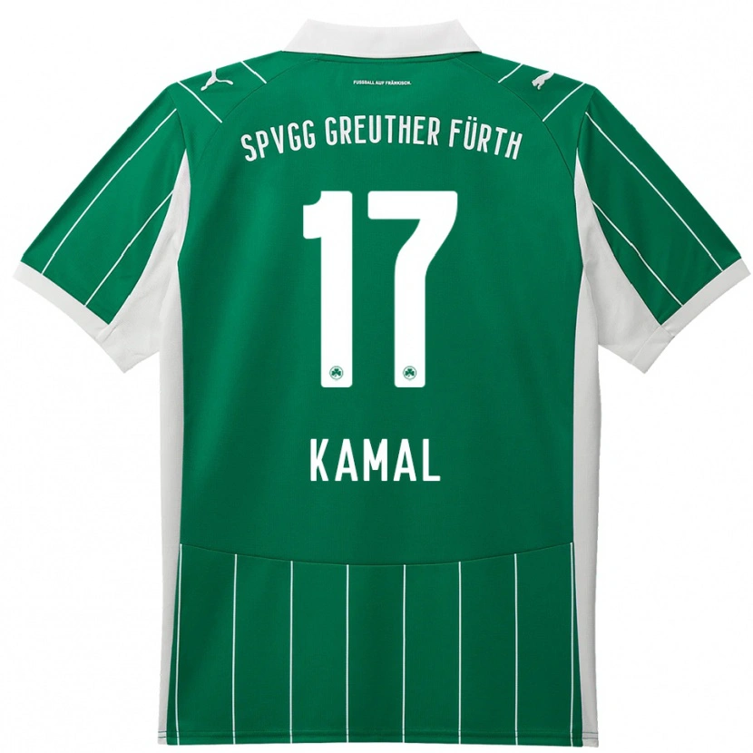 Danxen Herren Fadl Kamal #17 Grün Weiß Auswärtstrikot Trikot 2025/26 T-Shirt Schweiz