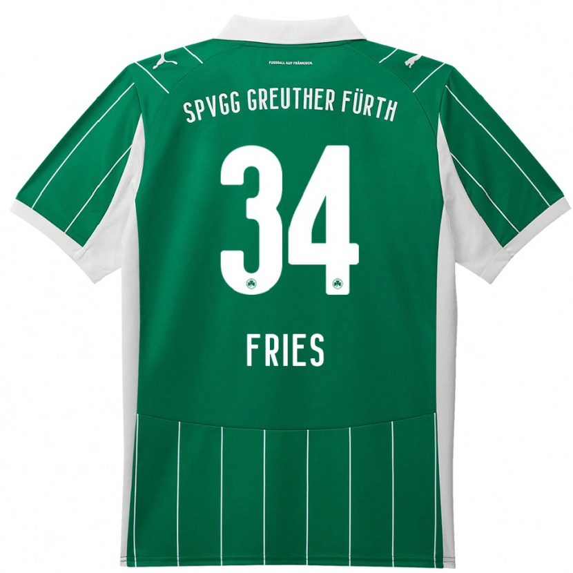 Danxen Herren Marlon Fries #34 Grün Weiß Auswärtstrikot Trikot 2025/26 T-Shirt Schweiz