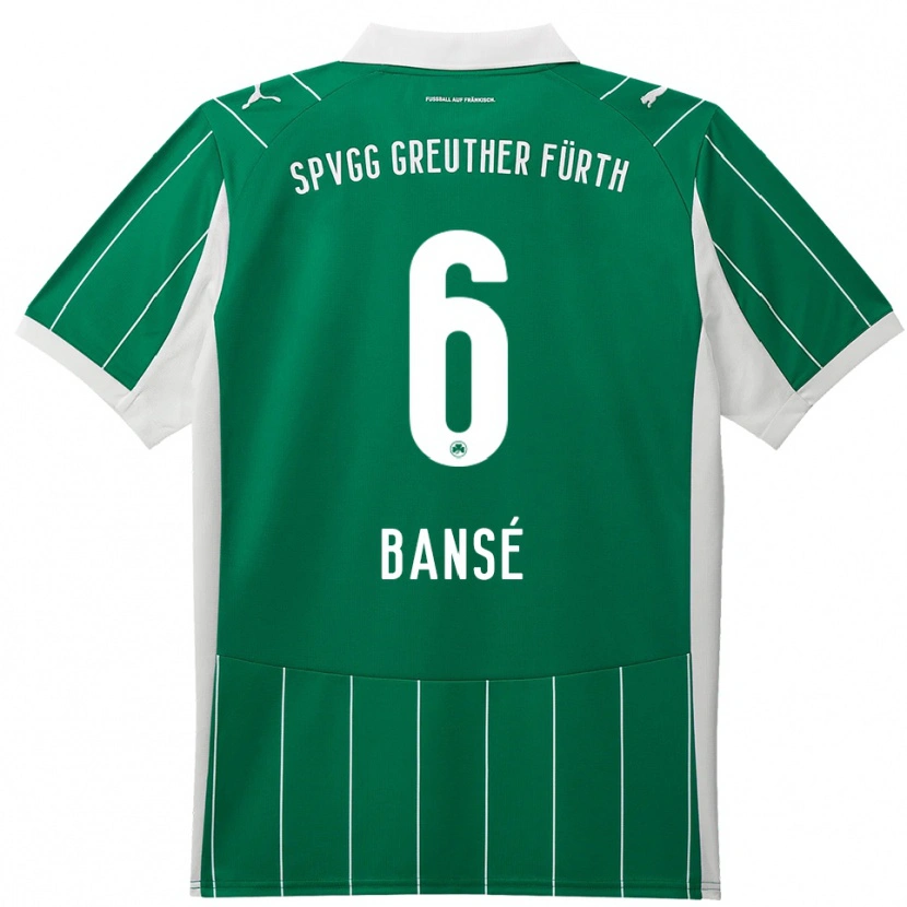 Danxen Herren Sacha Bansé #6 Grün Weiß Auswärtstrikot Trikot 2025/26 T-Shirt Schweiz