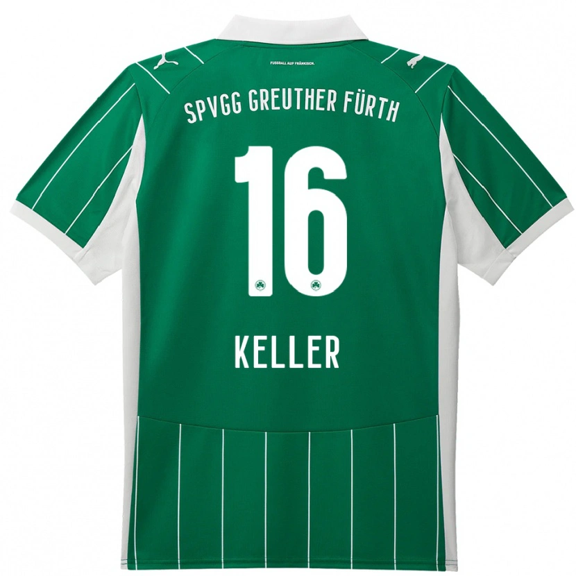 Danxen Herren Aaron Keller #16 Grün Weiß Auswärtstrikot Trikot 2025/26 T-Shirt Schweiz