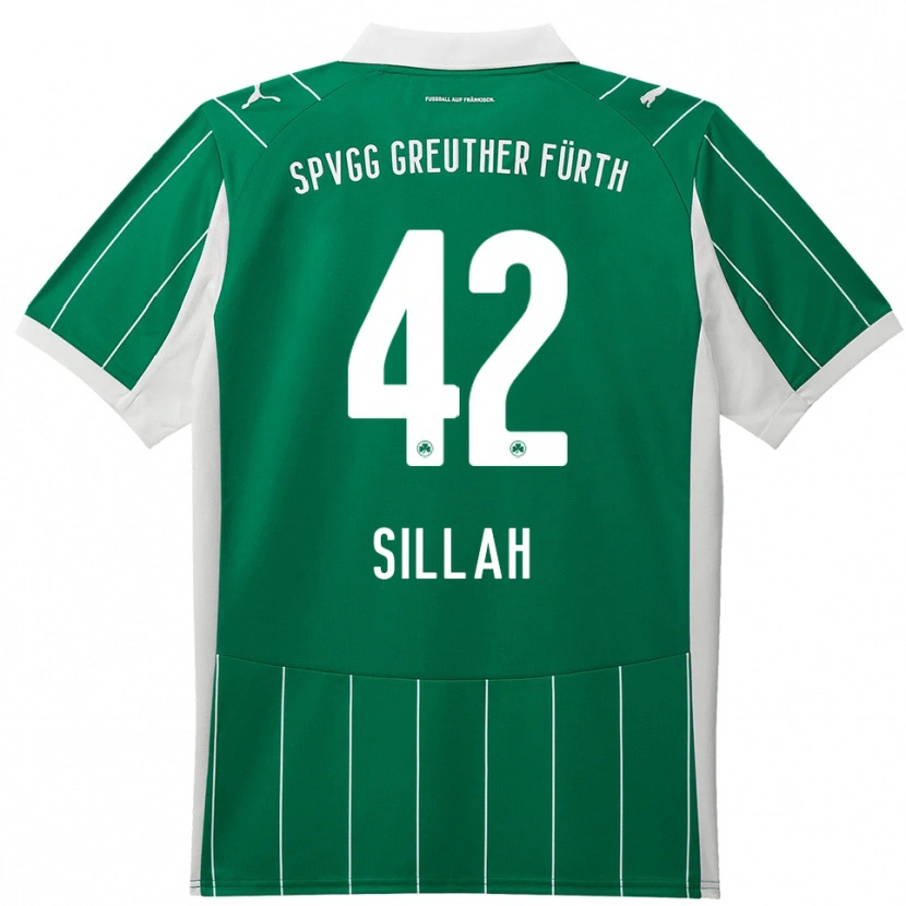 Danxen Herren Omar Sillah #42 Grün Weiß Auswärtstrikot Trikot 2025/26 T-Shirt Schweiz