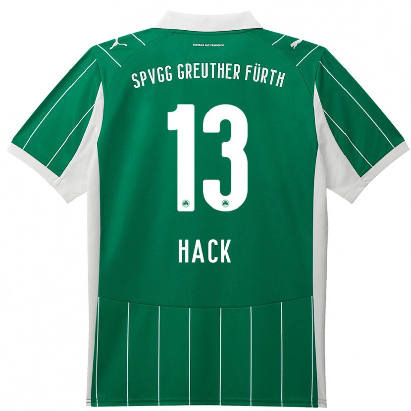 Danxen Herren Philipp Hack #13 Grün Weiß Auswärtstrikot Trikot 2025/26 T-Shirt Schweiz