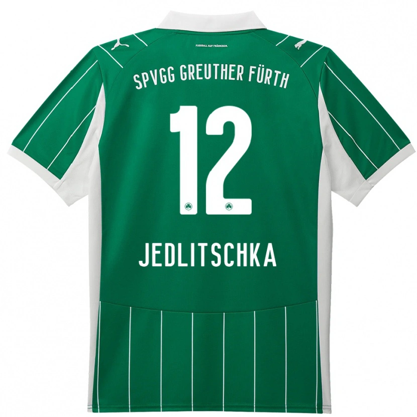 Danxen Herren Moritz Jedlitschka #12 Grün Weiß Auswärtstrikot Trikot 2025/26 T-Shirt Schweiz