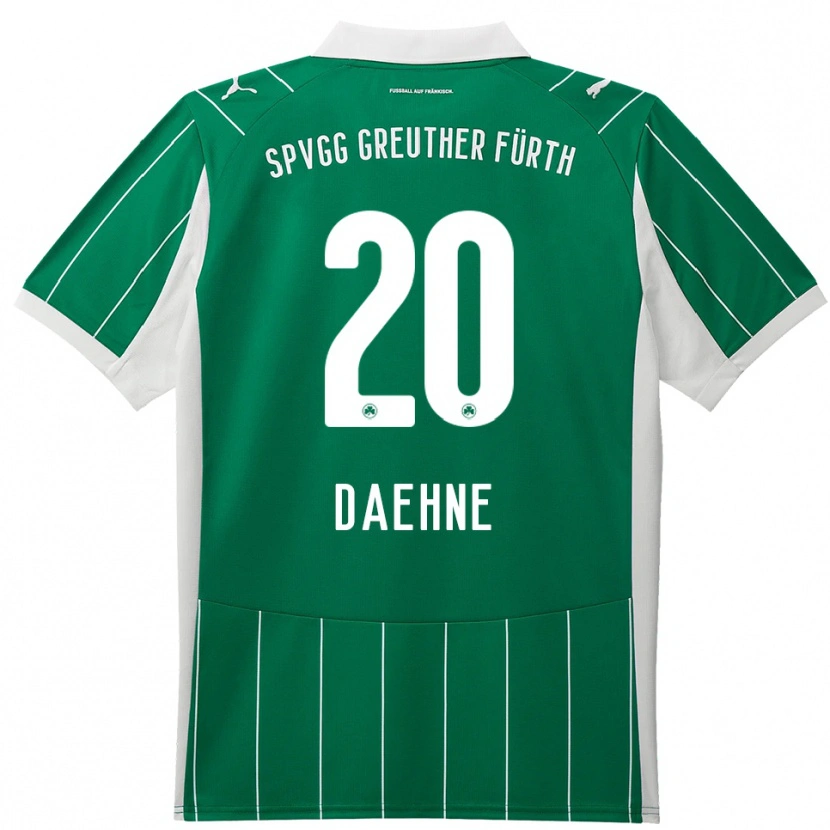 Danxen Herren Luis Daehne #20 Grün Weiß Auswärtstrikot Trikot 2025/26 T-Shirt Schweiz