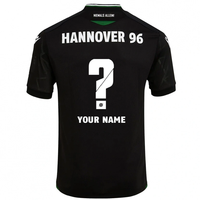 Danxen Herren Ihren Namen #0 Schwarz Grün Auswärtstrikot Trikot 2025/26 T-Shirt Schweiz