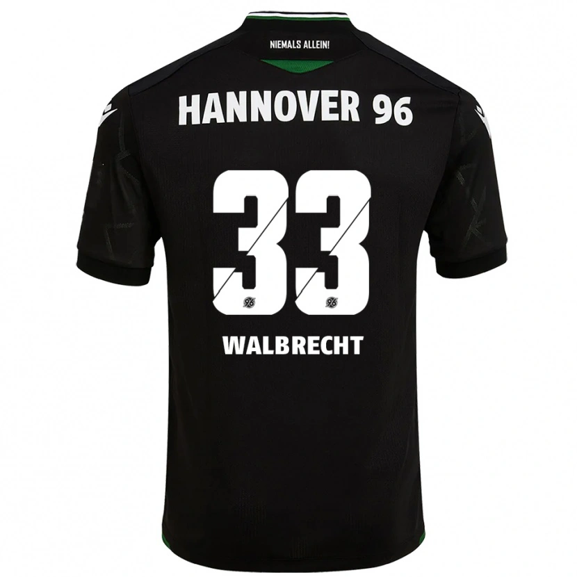 Danxen Herren Tim Walbrecht #33 Schwarz Grün Auswärtstrikot Trikot 2025/26 T-Shirt Schweiz