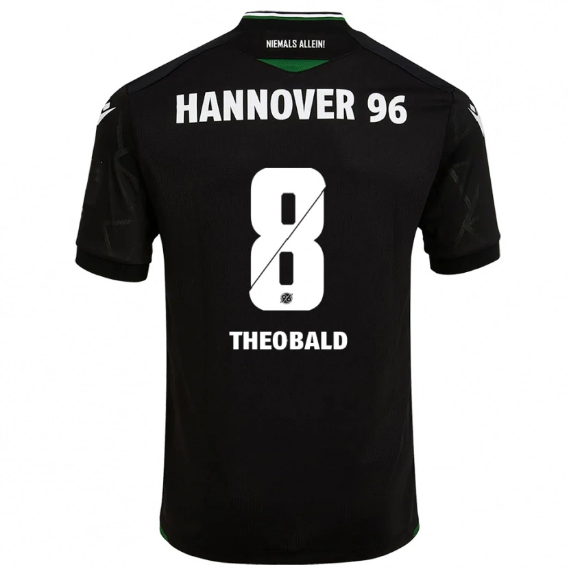 Danxen Herren Lara Theobald #8 Schwarz Grün Auswärtstrikot Trikot 2025/26 T-Shirt Schweiz