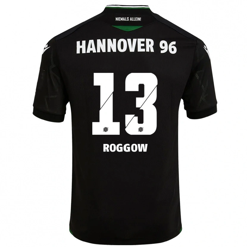 Danxen Herren Franz Roggow #13 Schwarz Grün Auswärtstrikot Trikot 2025/26 T-Shirt Schweiz
