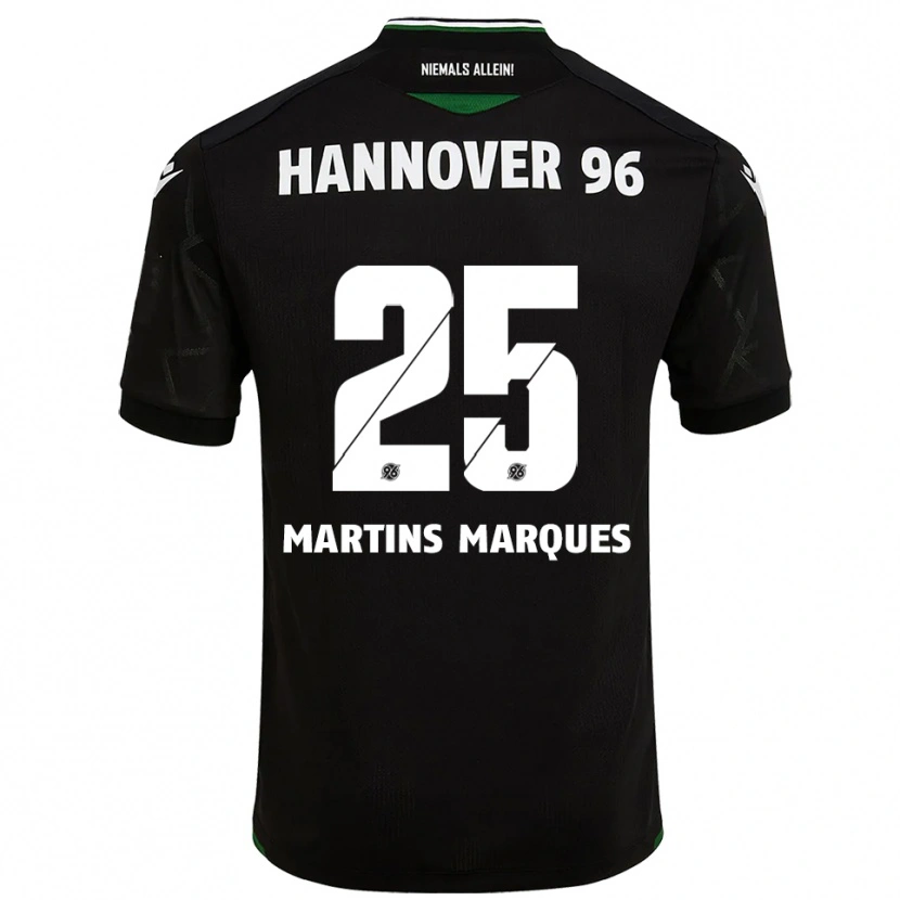 Danxen Herren Rafael Martins Marques #25 Schwarz Grün Auswärtstrikot Trikot 2025/26 T-Shirt Schweiz