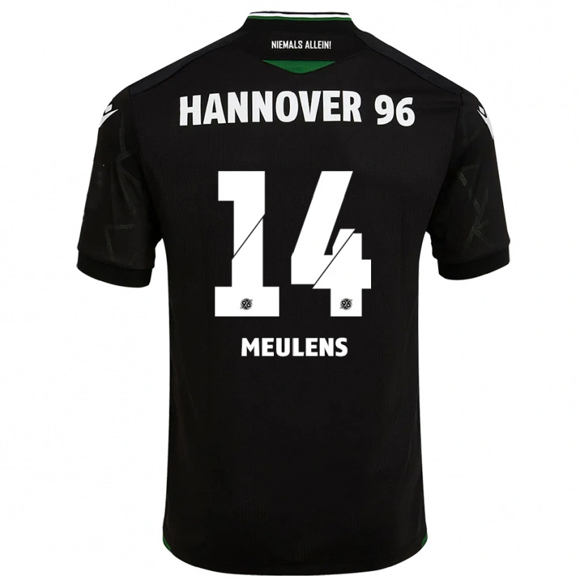 Danxen Herren Giordinelo Meulens #14 Schwarz Grün Auswärtstrikot Trikot 2025/26 T-Shirt Schweiz