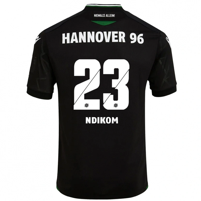 Danxen Herren Montell Ndikom #23 Schwarz Grün Auswärtstrikot Trikot 2025/26 T-Shirt Schweiz