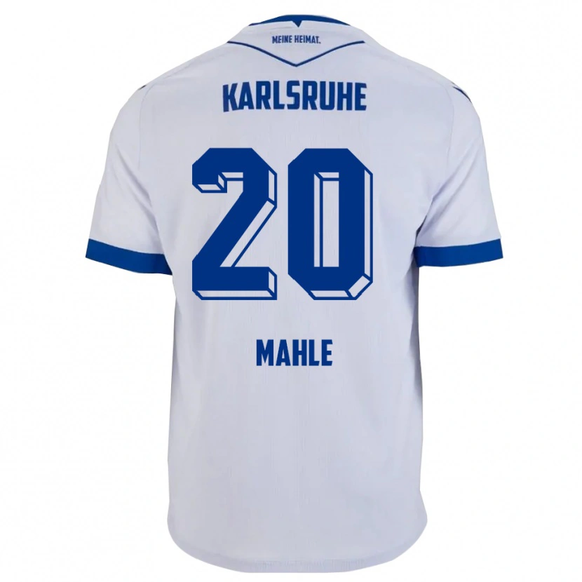 Danxen Herren Marius Mahle #20 Weiß Blau Auswärtstrikot Trikot 2025/26 T-Shirt Schweiz