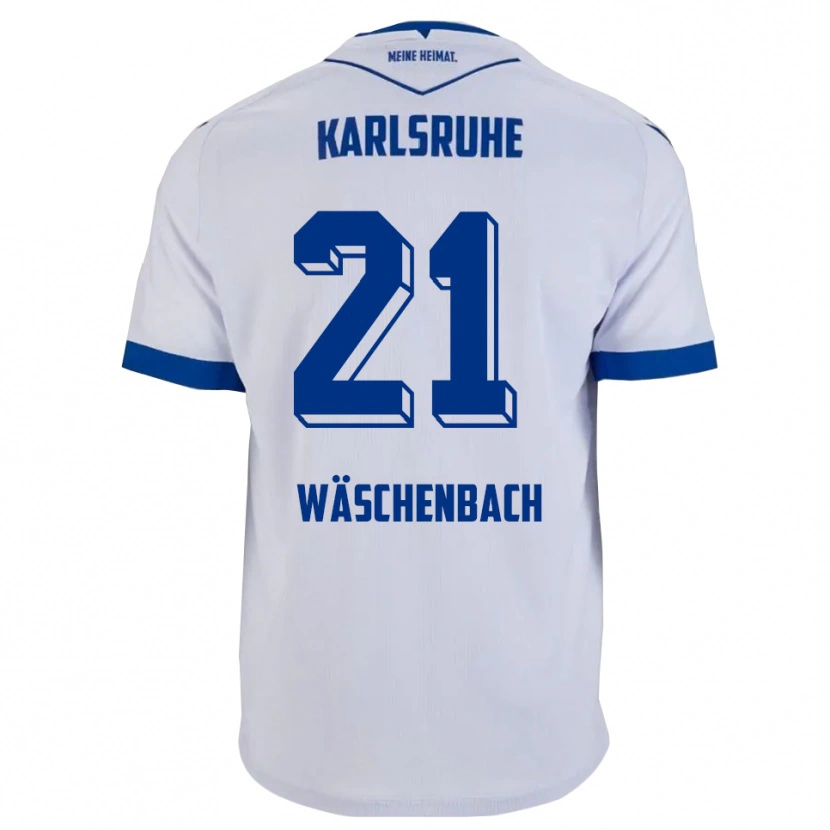 Danxen Herren Meiko Wäschenbach #21 Weiß Blau Auswärtstrikot Trikot 2025/26 T-Shirt Schweiz