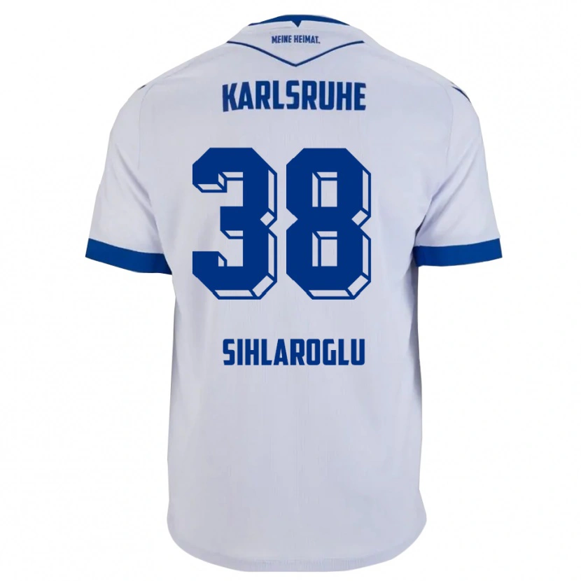 Danxen Herren Efe-Kaan Sihlaroglu #38 Weiß Blau Auswärtstrikot Trikot 2025/26 T-Shirt Schweiz