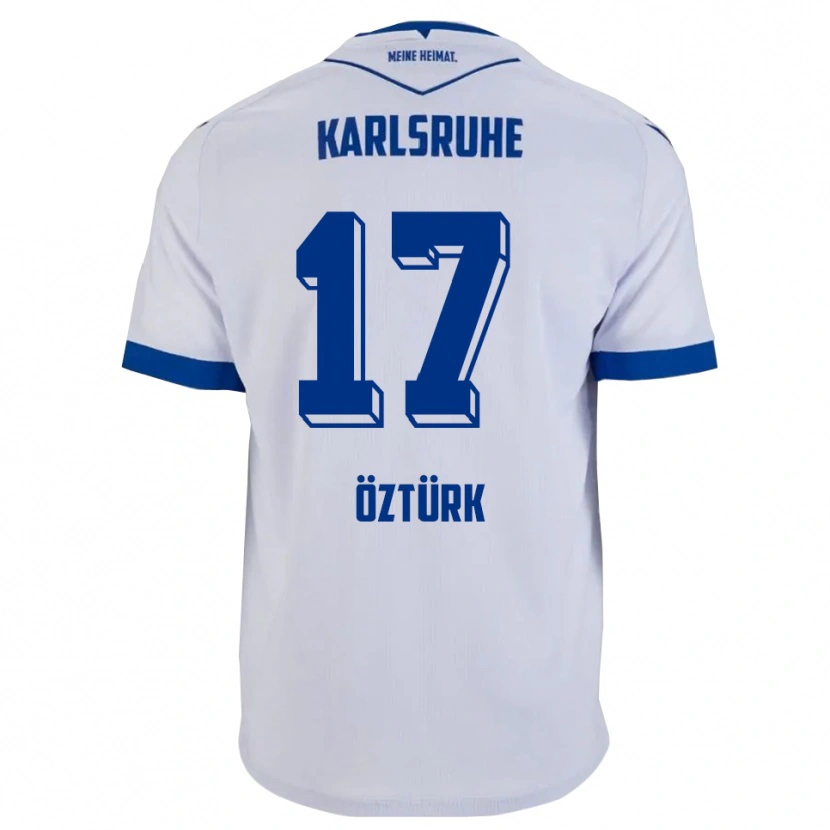 Danxen Herren Eren Öztürk #17 Weiß Blau Auswärtstrikot Trikot 2025/26 T-Shirt Schweiz