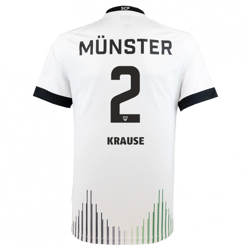 Danxen Herren Moritz Krause #2 Weiß Schwarz Auswärtstrikot Trikot 2025/26 T-Shirt Schweiz