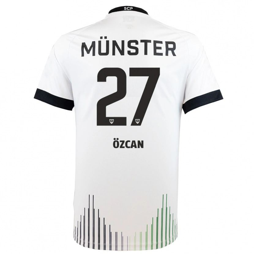 Danxen Herren Kenan Özcan #27 Weiß Schwarz Auswärtstrikot Trikot 2025/26 T-Shirt Schweiz