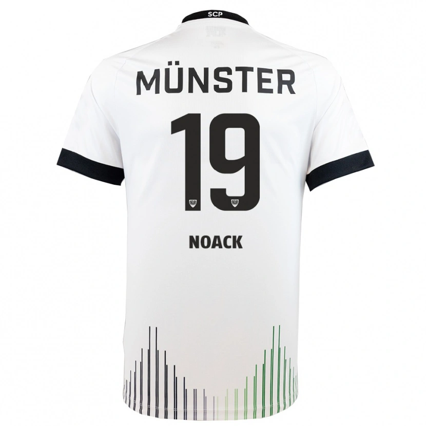 Danxen Herren Finn Noack #19 Weiß Schwarz Auswärtstrikot Trikot 2025/26 T-Shirt Schweiz