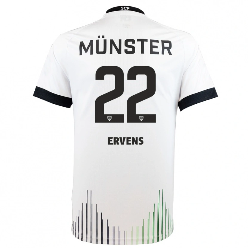 Danxen Herren Paul Ervens #22 Weiß Schwarz Auswärtstrikot Trikot 2025/26 T-Shirt Schweiz