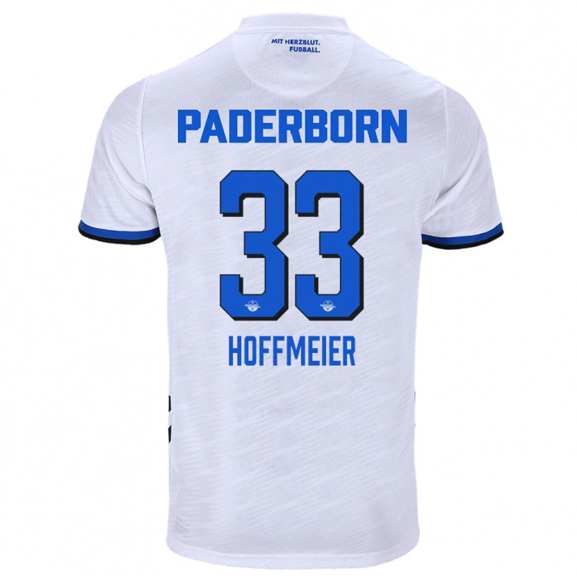 Danxen Herren Marcel Hoffmeier #33 Weiß Blau Auswärtstrikot Trikot 2025/26 T-Shirt Schweiz
