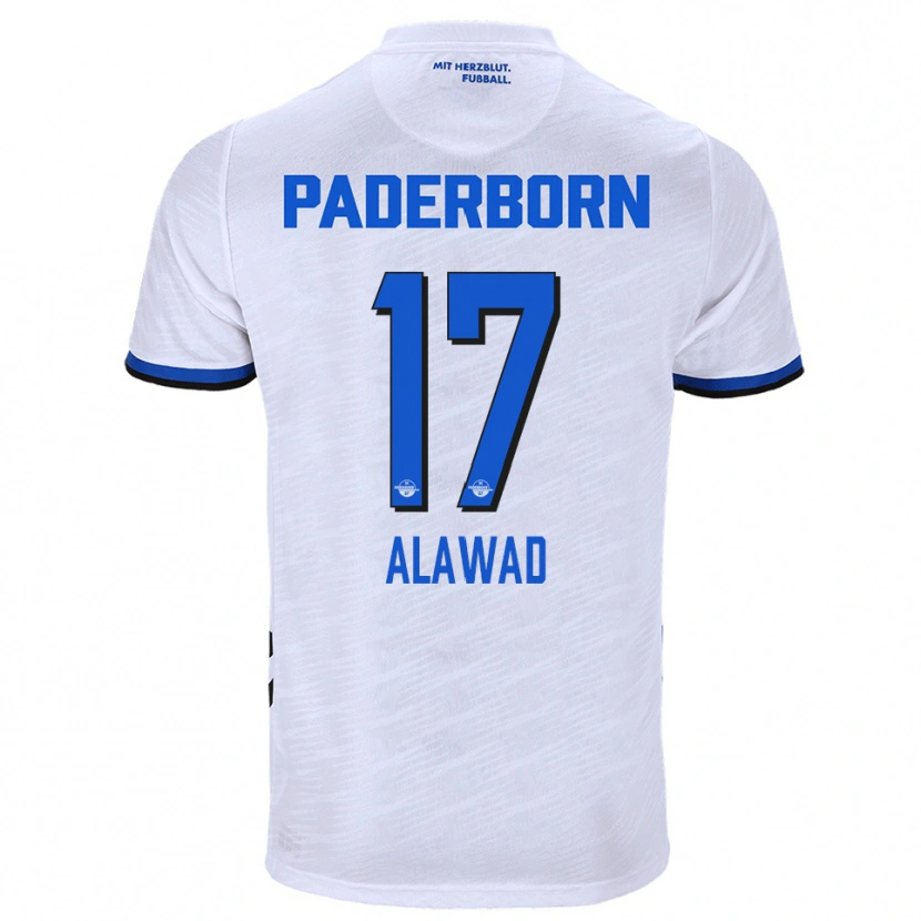 Danxen Herren A. Alawad #17 Weiß Blau Auswärtstrikot Trikot 2025/26 T-Shirt Schweiz