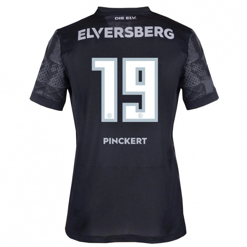 Danxen Herren Lukas Pinckert #19 Schwarz Grau Auswärtstrikot Trikot 2025/26 T-Shirt Schweiz