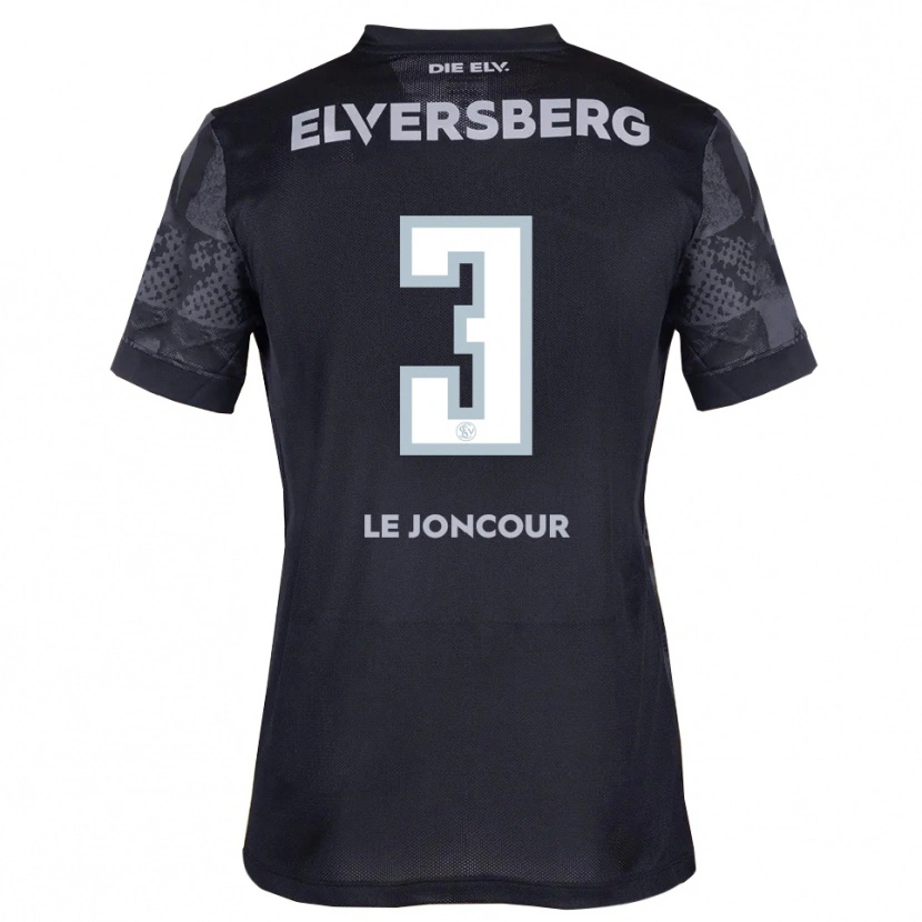 Danxen Herren Florian Le Joncour #3 Schwarz Grau Auswärtstrikot Trikot 2025/26 T-Shirt Schweiz