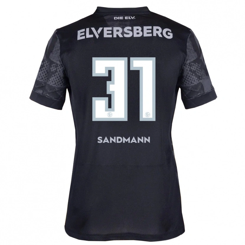 Danxen Herren Amanda Sandmann #31 Schwarz Grau Auswärtstrikot Trikot 2025/26 T-Shirt Schweiz
