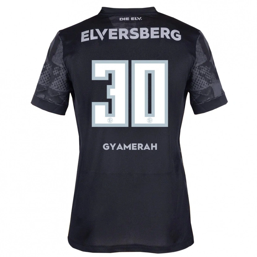 Danxen Herren Jan Gyamerah #30 Schwarz Grau Auswärtstrikot Trikot 2025/26 T-Shirt Schweiz